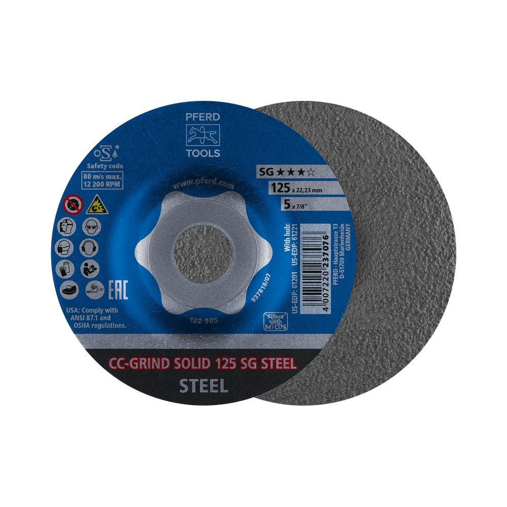 CC-GRIND-SOLID Taşlama Diski 125 mm SG STEEL