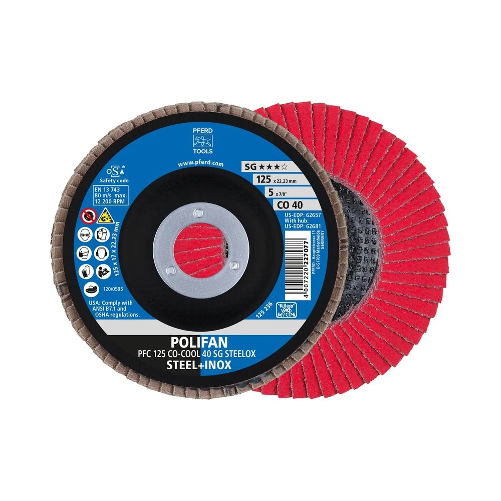 POLIFAN PFC CO-COOL Seramik Flap Disk 125 mm