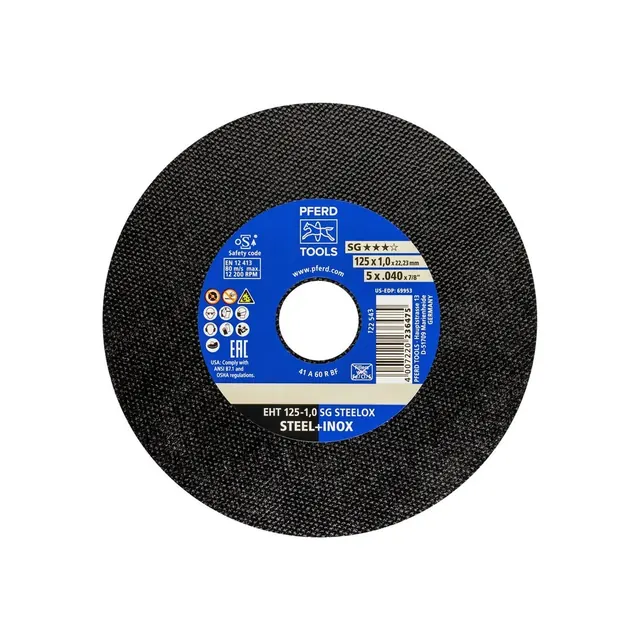 Trennscheibe EHT 125x1,0 mm SG STEELOX