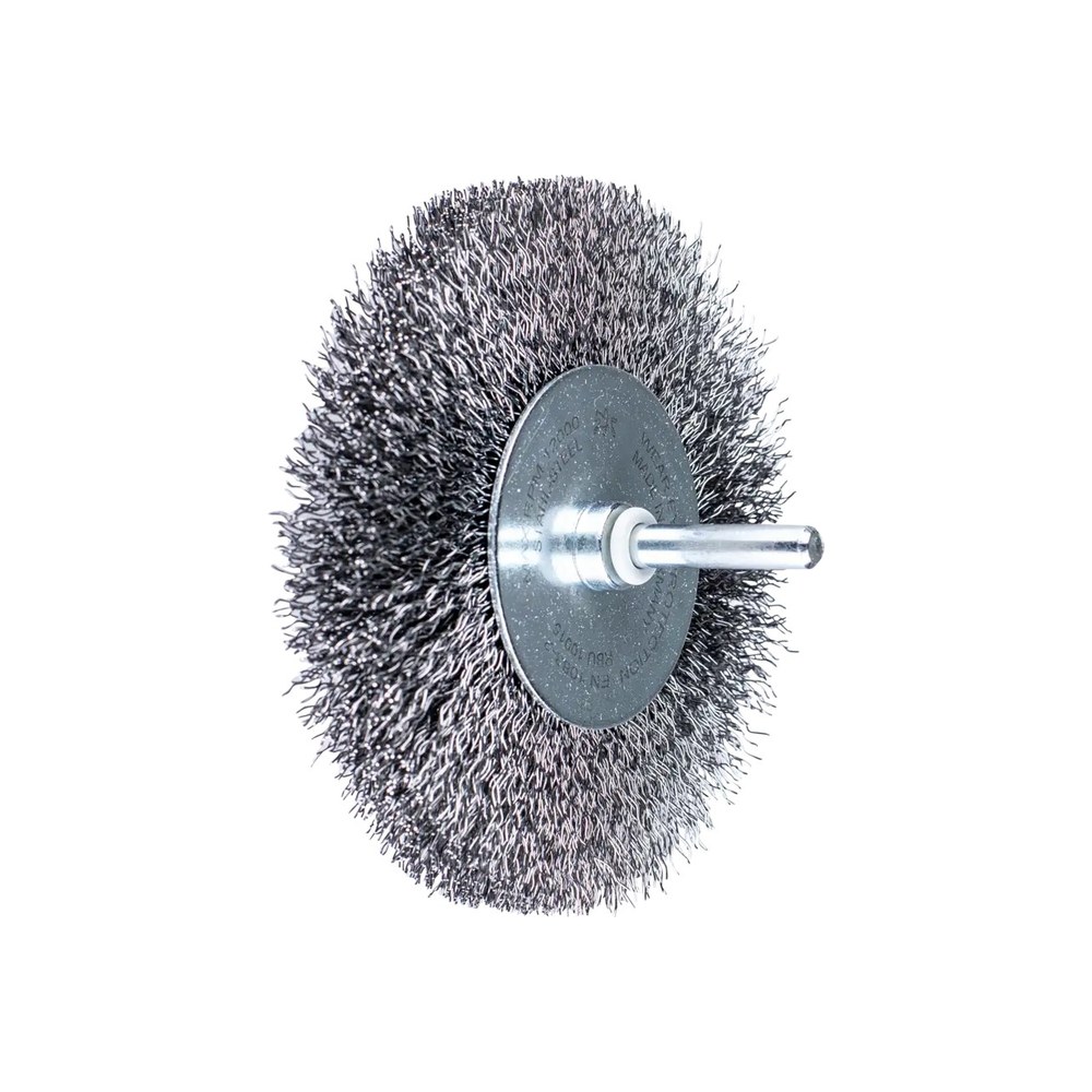 Wheel brush with shank RBU 10015/6 ST 0,30