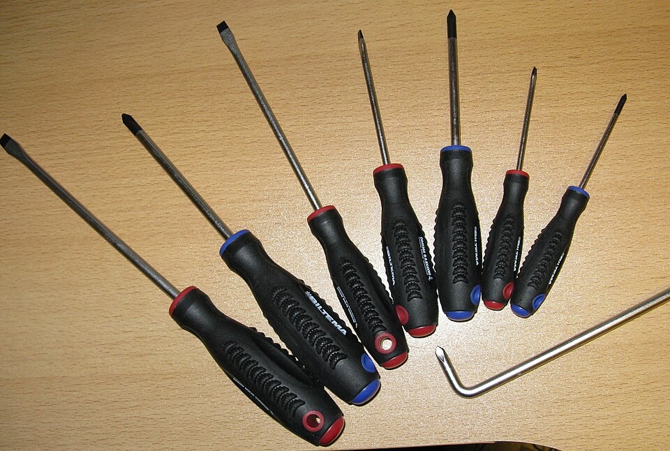 Schraubendreher-Satz 7-teilig (Schlitz + Kreuzschlitz)